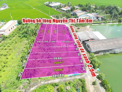 Đường lớn, giá rẻ, nền sẵn, dân đông, Bình Lãng, Tân Trụ