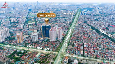 Chính thức booking căn hộ The Queens 360 Giải Phóng, Chiết khấu tới 9,5% HTLS vay 0% trong 18 tháng