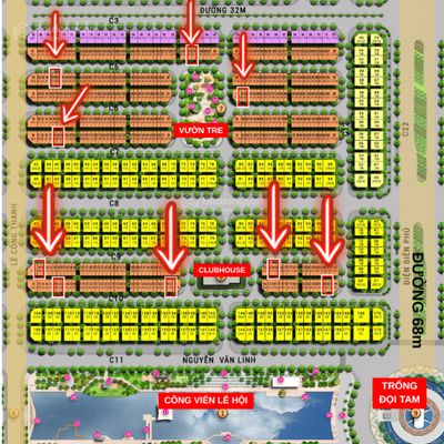 Độc quyền căn C10 cạnh đường Lê Công Thanh; C9 cạnh clubhouse; C5 đối diện công viên Sun Urban City