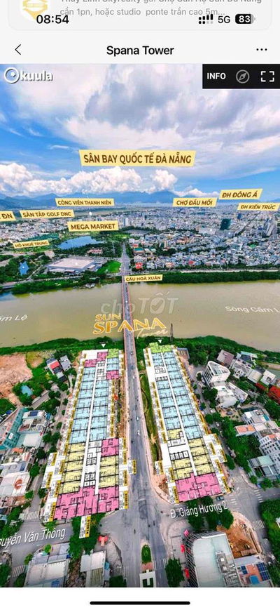 Căn hộ cao cấp Spana ngay trung tâm Đà Nẵng giá chỉ 2,9 tỷ.