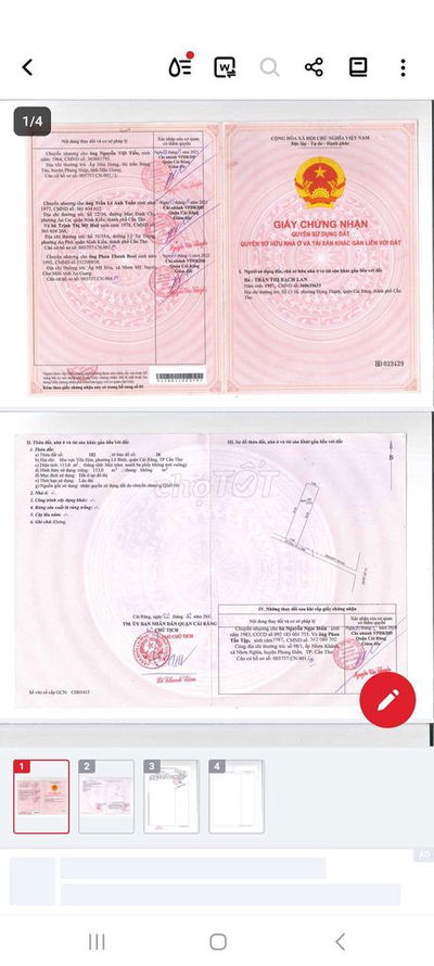 Bán 113m2 đất tại Lê Bình, Cái Răng, Cần Thơ