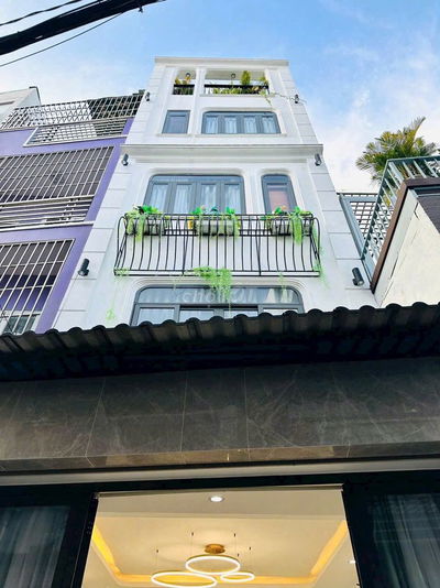 🏠Nhà Full Nội Thất💎Hẻm Thông 5m💎Trần Bá Giao P5-:4x14m 💎4 Lầu 3PN 4wc