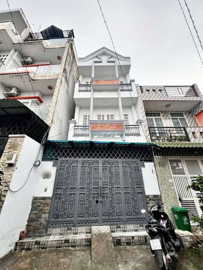 NHÀ 4 TẦNG MỚI 54m² – HẺM XE HƠI 5M – SÁT KHU TÊN LỬA – Chỉ 5.3 Tỷ