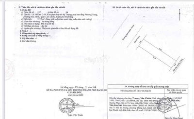 Bán đất liền kề đường 10m5 Hồ Tùng Mậu - dt: 235m2(10x23.5m)