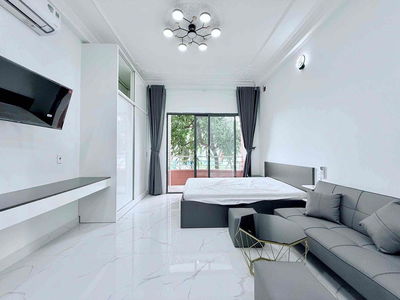 Căn hộ mới ban công 1pn - rộng 45m2 - Nguyễn Thị Minh Khai Q1