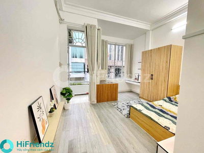 Studio Ban công- 30m2 - Full Nội Thất- Khu Sân Bay - Cv Gia Định