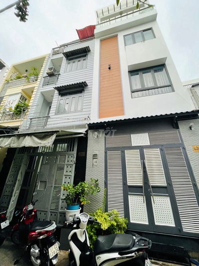 Nhà đẹp 4 tầng, hẻm xe hơi, 4PN, chính chủ trang bìa, Tân Quy, Quận 7