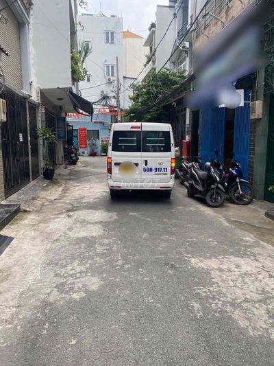 BÁN NHÀ NGAY MẶT TIỀN PHAN VĂN TRỊ, 96M2, HẺM XE TẢI QUAY ĐẦU