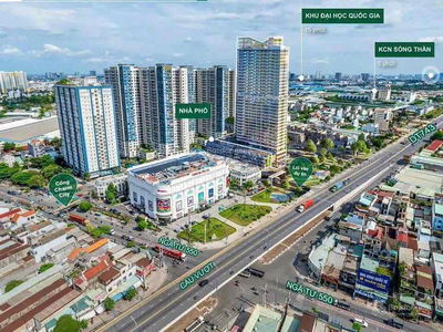 CĂN HỘ VƯỜN TREO THE INFINITY DĨ AN 75m2 2PN, tặng gói NT 144tr