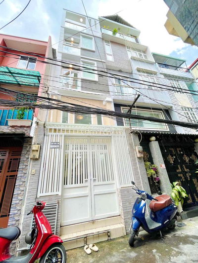 nhà phố 120m2, 6PN, 7WC, Lý Chính Thắng Q3, thông bờ kè Hoàng Sa 20m