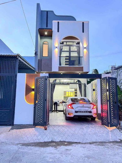 NHÀ MỚI ĐẸP ĐẬU FULL NỘI THẤT CÓ SÂN ĐẬU OTO