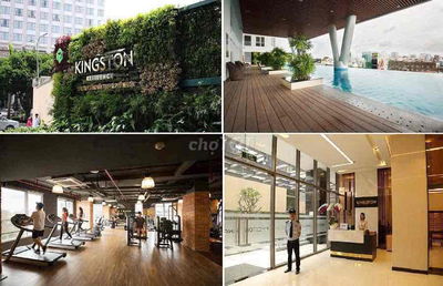 Cho thuê CHCC Kington 1pn 1wc full nt giá 12,5triệu/tháng