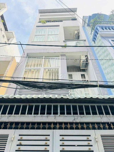 BÁN NHÀ HẺM 4M CMT8 P12 QUẬN 10 DT 3.9 x 9 32m2 4 TẦNG GIÁ 7.5 TỶ TL