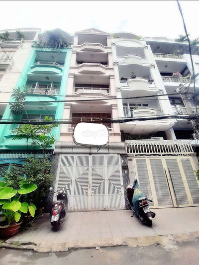 Nhà hẻm víp Sư Vạn Hạnh, q10. Dt. 4x16m 1t 4 lầu st. 9pn