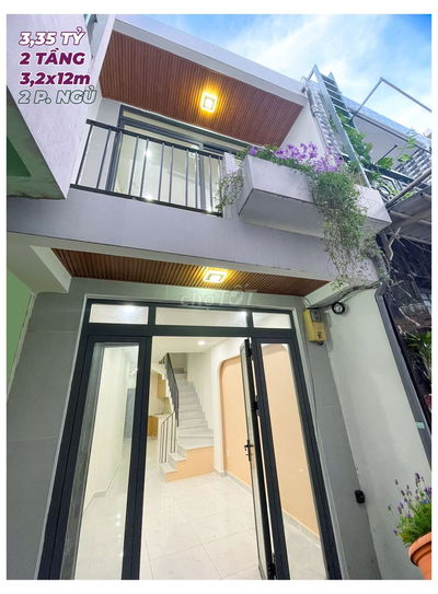 NHÀ MỚI 2 TẦNG 3,2x12m CHÂN CẦU NGUYỄN TRI PHƯƠNG Q.8
