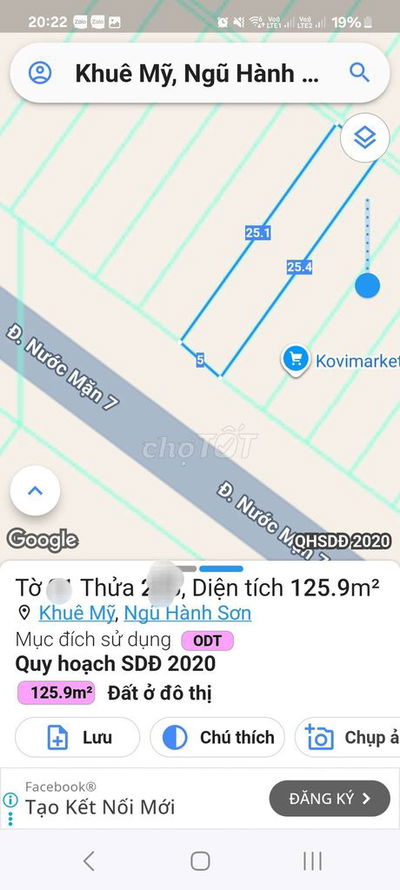 Cần bán 2 lô Nước Mặn 7 và  Dương Tử Giang, Khuê Mỹ NHS, Đà Nẵng