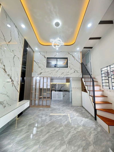 Bán nhà mới xây đẹp trệt lửng một xẹt lê văn khương