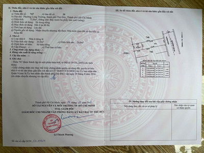 CHÍNH CHỦ BÁN  LÔ ĐẤT ĐẸP 74M² ĐƯỜNG TAM ĐA, LONG TRƯỜNG, Q9(CŨ) HCM