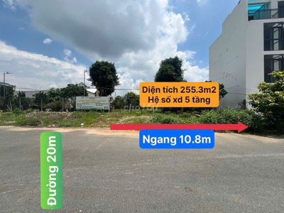 Đất mặt tiền 1A- 20m, KDC Phước Thiện, 17.9 tỷ/255m2 ngang 11m nở hậu