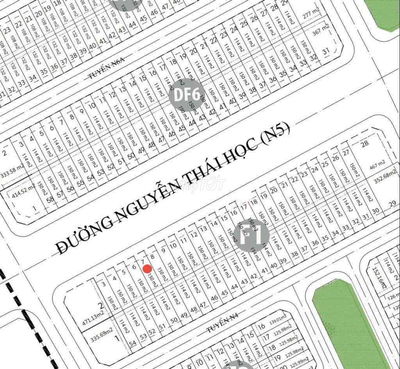 Bán nền mặt tiền đường Nguyễn Thái Học, giá đầu tư