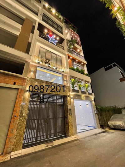 nhà bán ngay chủ gò vấp khu dân cư XD đồng bộ điện nước âm có thag máy