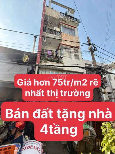 BÁN NHÀ TRỊNH ĐÌNH TRỌNG TÂN PHÚ - HẺM 4M THÔNG 107M2 - CHỈ 7 TỶ 5