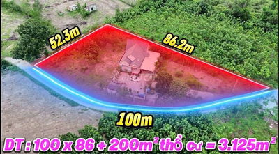 Siêu phẩm nhà vườn mái thái 3000m2 có 200m2 thổ cư đất Tp.Hồ Chí Minh