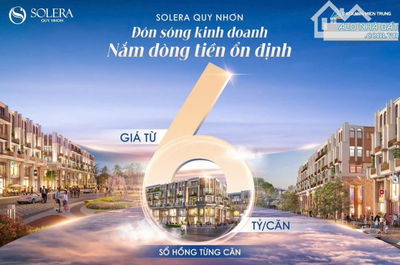 Nhà phố liền kề mặt tiền view công viên dự án Solera Quy Nhơn