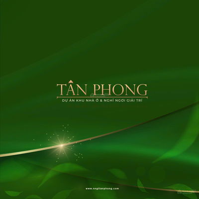 BÁN ĐẤT NỀN DỰ ÁN KHU NHÀ Ở VÀ NGHỈ NGƠI GIẢI TRÍ TÂN PHONG VỊ TRÍ VÀNG PHƯỜNG TÂN HƯNG