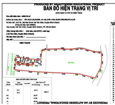 5000m2 Đất MT (2600m2 thổ cư) Tân Kiên, Bình Chánh
