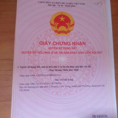 Chính chủ bán lô đăt mặt tiền Tây Hoà 5 227m2