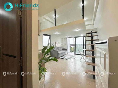 Căn Gác Duplex 🔥BAN CÔNG rộng hơn 50m2 ở ngay ngã tư HÀNG XANH gần Q1
