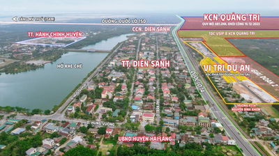 - ĐẤT ĐẤU GIÁ SÁT KCN VSIP 8 QUẢNG TRỊ 265m2 full thổ cư | trục chính đường Võ Thị Sáu.