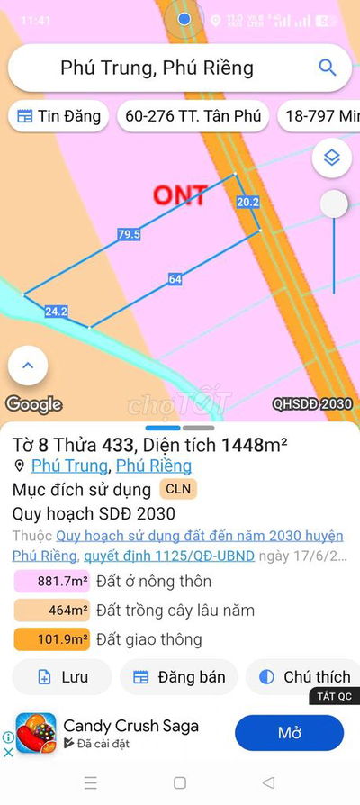 🔥CƠ HỘI ĐẦU TƯ - ĐẤT SÀO GIÁ TỐT - THỔ CƯ 100m² - MẶT TIỀN ĐƯỜNG NHỰA🔥