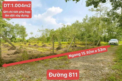 1.000m2 Khu Dân Cư ( quy hoạch chi tiết ) đất sạch đường xe hơi thông