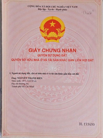 Bán đất 630m2 - mặt tiền đường Dương Văn Hạnh - Cần Giờ, TPHCM