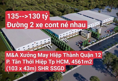 M&A Xưởng May Hiệp Thành Quận 12