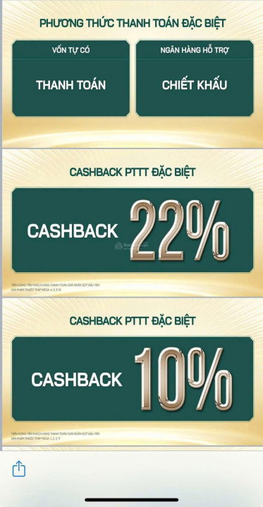 Dùng vốn ngân hàng để tham gia chiết khấu 22% căn B04 2PN 74,3m2 bancon lồi The Emerald 68 QL13