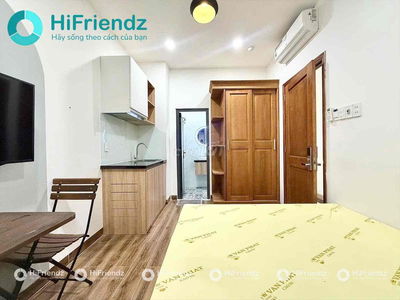 STUDIO HẠT ZẺ CÓ CỬA SỔ FULL NỘI THẤT NHƯ HÌNH THUẬN LỢI ĐI IUH, VLU