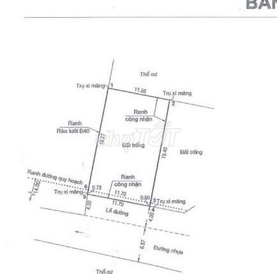 bán lô đất biệt thự 209m2 đường 7m thông KDC Hồng Long Thủ Đức 12ty5