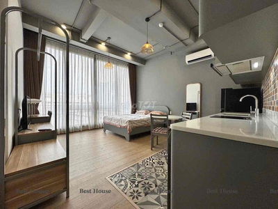 CĂN HỘ STUDIO FULL NỘI THẤT CAO CẤP - BAN CÔNG LỚN THOÁNG - LH ZALO TV