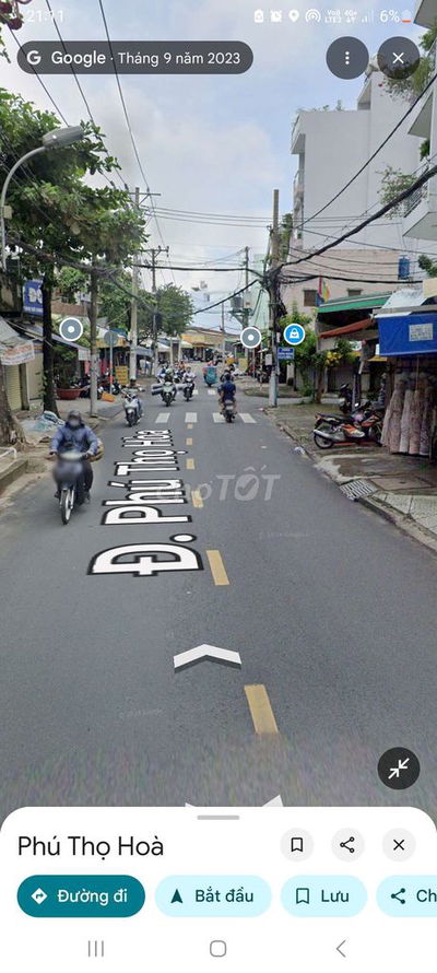 MẶT TIỀN LÊ THIỆT NGAY KHU CHỢ VẢI PHÚ THỌ HÒA