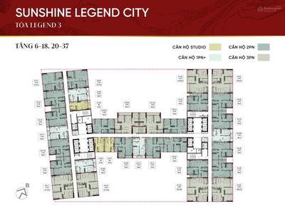 Chính thức nhận booking dự án Sunshine Legend City - giá 5xtr/m2. LH 0962 506 *** để nhận TT