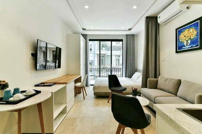 CĂN HỘ DỊCH VỤ GẦN CHỢ BÀ CHIỂU-NGÃ TƯ PHÚ NHUẬN, MỚI 100%,FULL NT