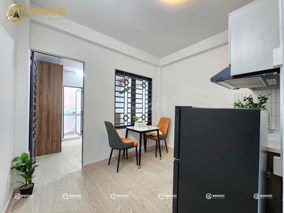 1 Phòng Ngủ - 30m2 - Ban công - Full Nội Thất- Sân Bay- Tân Bình