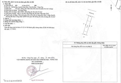 Bán đất thổ cư 590 triệu/140m2 trung tâm QL56, cách Bà Rịa 15 phút, t