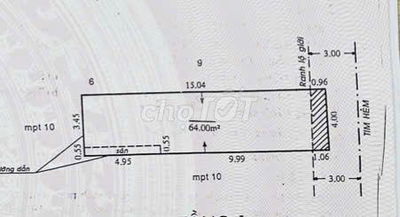 SIÊU PHẨM ĐẦU TƯ - 66M2 - XE TẢI TỚI NHÀ - NGUYỄN SỸ SÁCH - CHỈ 6.x TỶ