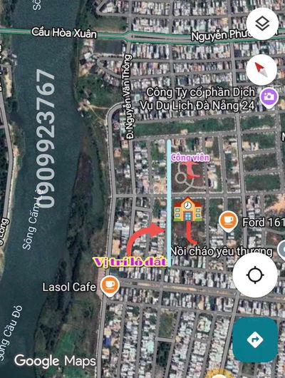 CẦN BÁN GẤP ĐẤT ĐỖ QUỲ HƯỚNG ĐÔNG NAM, HOÀ XUÂN, CẨM LỆ, ĐÀ NẴNG