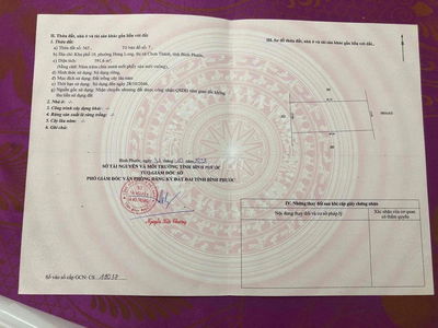 chính chủ cần bán gấp lô đất  ngay thị trấn Chơn Thành , Bình Phước