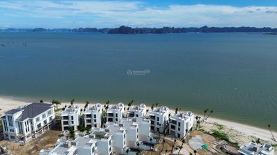 Biệt thự mặt biển cạnh Tòa Aria Bay Hạ Long, 255m2, đất ở, sẵn nhà full đồ, sẵn HĐ thuê 80tr/tháng